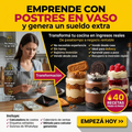 Emprende con Postres en Vaso + 4 bonos y genera un ingreso extra!